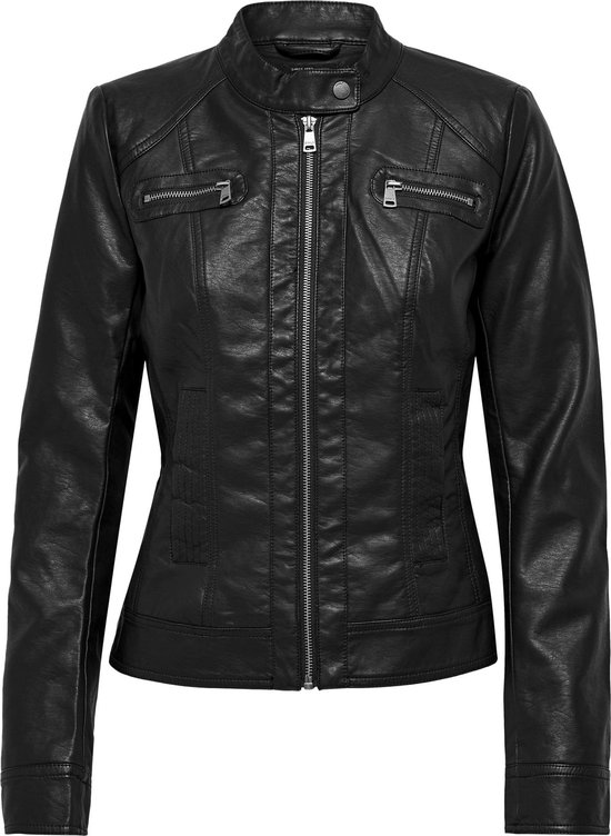 ONLY ONLBANDIT FAUX LEATHER BIKER OTW NOOS Dames Jas - Maat 42