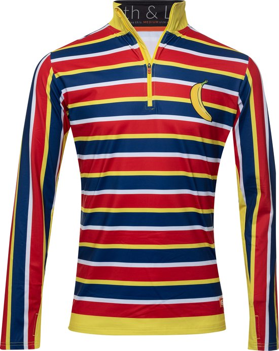 Gareth & Lucas ÉDITION LIMITÉE Skipully The Forty - Homme XXL - 100% Polyester recyclé - Chemise de sport intermédiaire - Sports d'hiver