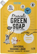 Marcel's Green Soap Wasmiddel Navul Vanille & Katoen 23 Wasbeurten 1 liter