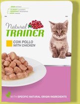 Natural Trainer - Kat Kitten Junior Chicken Pouch 12 x 85 gram