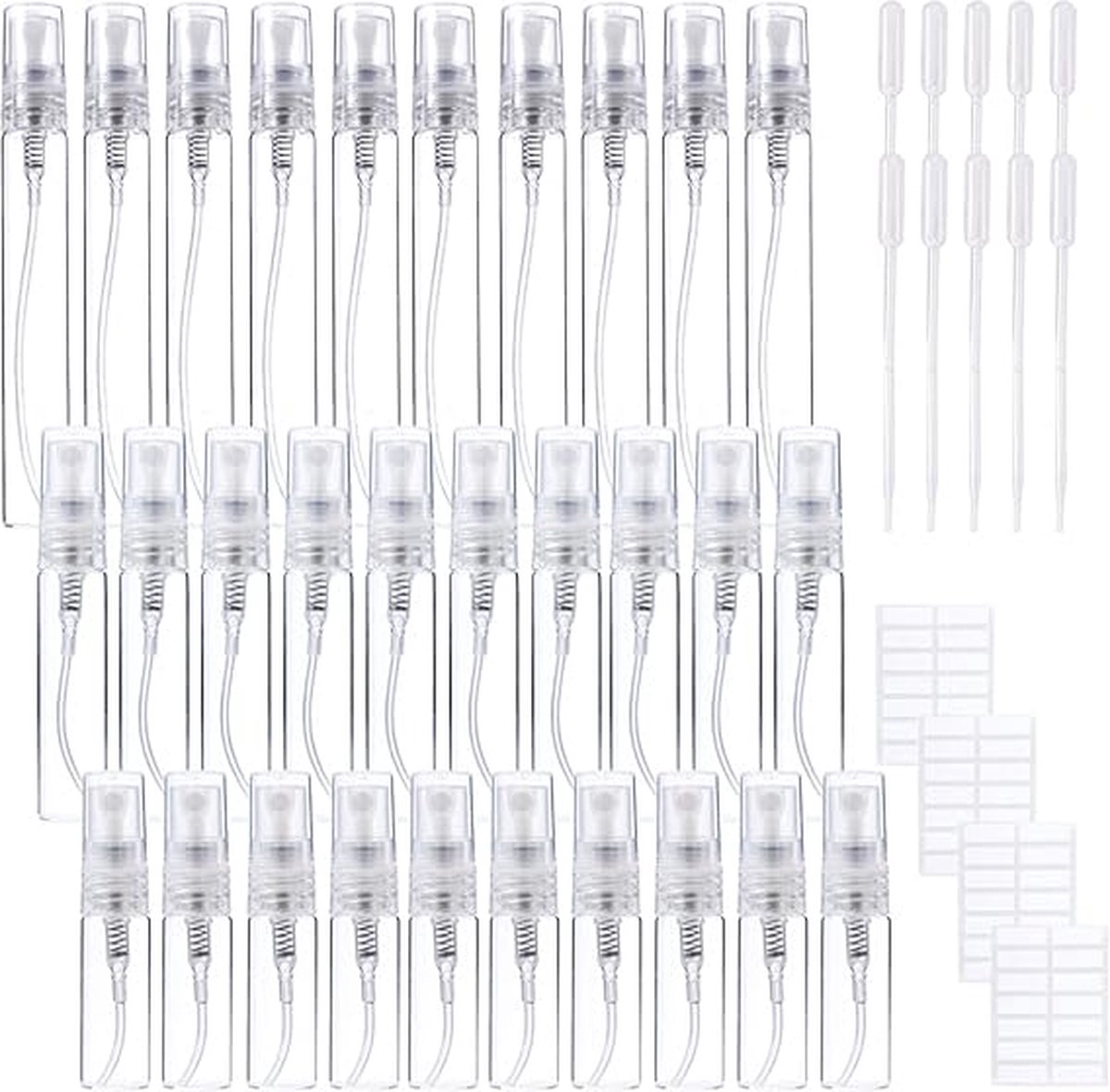 Goedkoopste Spuitfles - Mistspuitfles / Hervulbare rolflessen - Voor reiniging, parfums, etherische olein