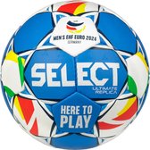 Select Ultimate Replica EHF Euro Men V24 Handball 220034, unisexe, Blauw, handball, taille : 3