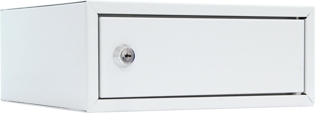 Rottner Meubelkluis Home Case 1 - Cilinderslot - 10x25x23cm - Staal - Wit