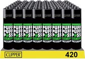 Clipper Aansteker - Puff Puff Pass Black