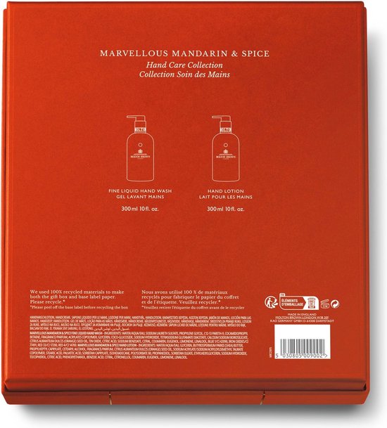 Foto: Molton brown marvellous mandarin spicy hand care gift set geschenkset home 600 ml geschenkset home