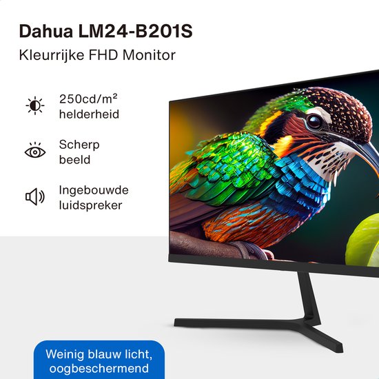 Dahua LM24-B201S - Full HD IPS Monitor - 75 Hz - 24 inch - Inclusief HDMI kabel - Dahua