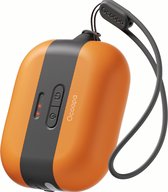 HeatCube 3-in-1 Elektrische Handwarmer: 4-Uur Oplaadbare & Herbruikbare Handwarmer - Houd Je Warm & Veilig met LED Lamp & Persoonlijk Alarm - Perfect voor Winter & Outdoor Activiteiten