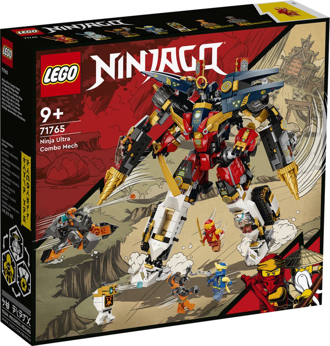 LEGO NINJAGO 71785 Le Robot Titan de Jay, Jouet pour Enfants, avec Min