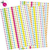 Beloningsstickers Leuke Beestjes | 1104 STICKERS | TOPKWALITEIT | heel veel kleuren | school beoordeling | smiley stickers | stickers om te belonen