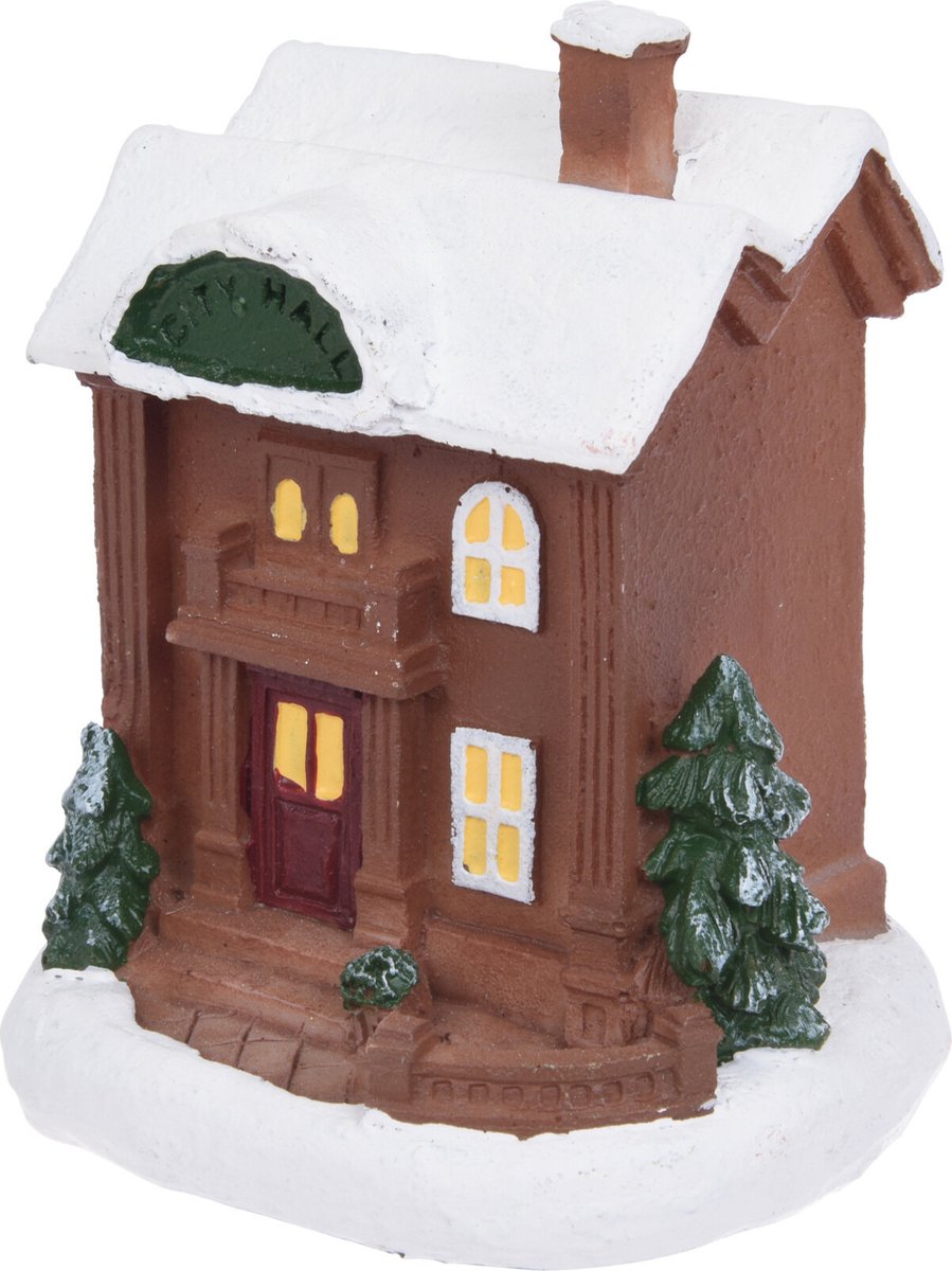 Christmas Decoration - Kerstdorp Accessoires - figuurtjes/huisjes - 14 stuks – foto 2