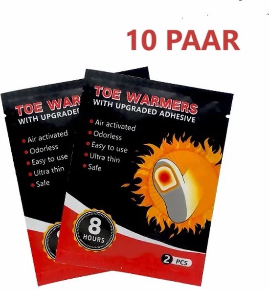 QualiPro TeenWarmers - Voordeel pak 10- Paar - Eenmalig 8 Uur Warm Met Plakstrip