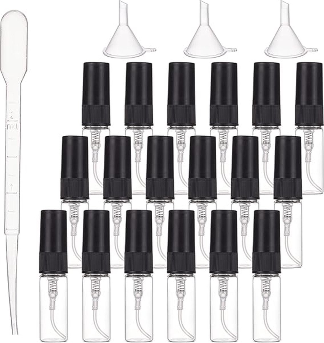 Goedkoopste Spuitfles - Mistspuitfles / Hervulbare rolflessen - Voor reiniging, parfums, etherische olein