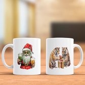 Mok Merry Beer - Christmas - Gift - Cadeau - HolidaySeason - MerryChristmas - ChristmasTree - WinterWonderland - SeasonsGreetings - HolidayCheer - HappyHolidays