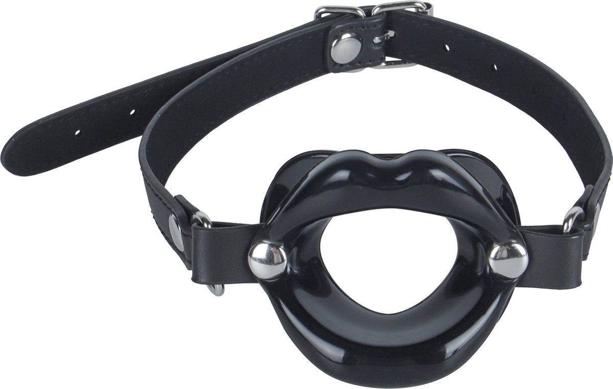 Goedkoopste Banoch - Gag kissy lips - Zwart - bondage