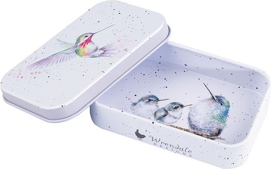 Wrendale Blikje - 'Wisteria Wishes' Hummingbird Mini Tin