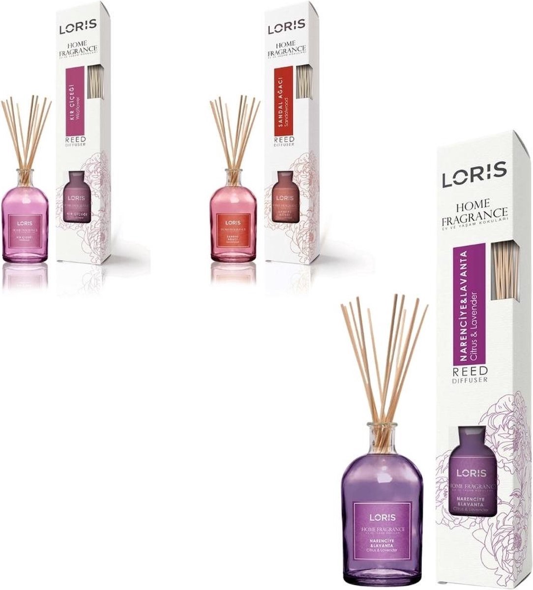 Loris Parfum - Patchouli & Bergamot - Huisgeuren - Geurstokjes - Bamboo