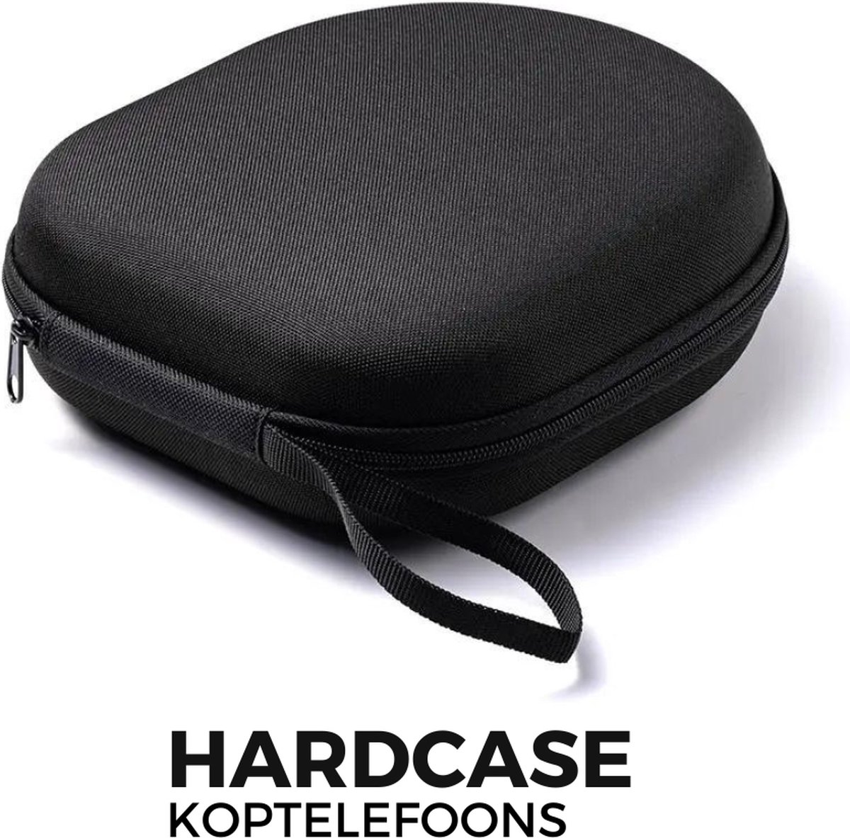 WiseQ Koptelefoon Hoes Hardcover Koptelefoon Case Headphone Case - Waterdicht – On-ear/Over-ear – Zwart