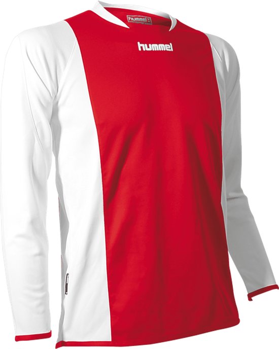 Hummel Beam Voetbalshirt Lange Mouw Heren - Rood / Wit | Maat: L