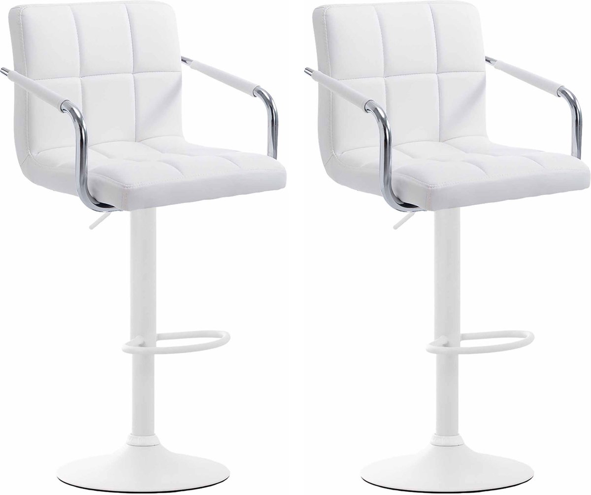 CLP Lucy Set van 2 Barkrukken wit wit