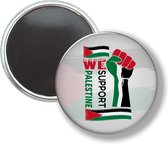 Button Met Magneet - We Support Palestine - NIET VOOR KLEDING