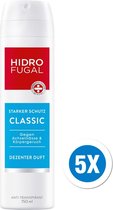 5x Hidro Fugal Anti-Transpirant Anti-transpirant spray Classic van Hidrofugal - 150 ml