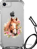 Case Anti-shock geschikt voor iPhone SE 2022 | 2020 | 8 | 7 Paard