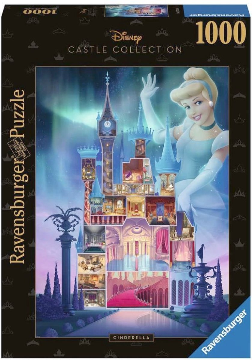 Ravensburger disney castles cinderella legpuzzel 1000 stukjes