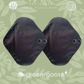 green-goose® Herbruikbaar Maandverband Bamboe | 2 Stuks | Maat S