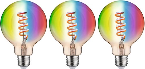 Paulmann LED Lichtbron - Zigbee - RGBW - G95 - E27 - 470lm