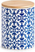 19819 boîte de conservation "Maroc", 900 ml, céramique, bleu/blanc, environ Ø 11 x 15,3 cm