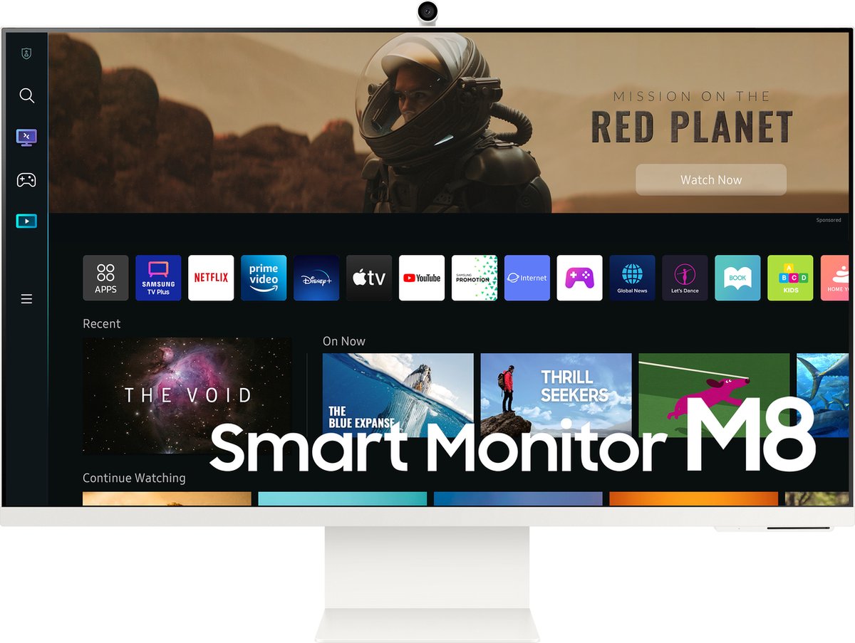 3. 4K-monitor met unieke SmartTV-functies: Samsung M8