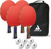 Set de ping-pong Famille, set de ping-pong avec 4 raquettes de ping-pong, balles de ping-pong et sac de transport