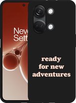 Cazy Hoesje Zwart geschikt voor OnePlus Nord 3 5G New Adventures