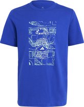 adidas Sportswear Run for the Oceans Graphic T-shirt - Kinderen - Blauw- 152