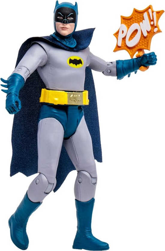 McFarlane DC Retro Action Figure Batman 66 'Radioactive Batman', 15 Cm. Action Figure Collezionabile Con Accessori E Base, In Blister.