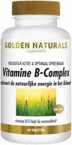 Golden Naturals Vitamine B-complex (60 veganistische tabletten)