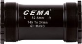 CEMA Bracketas T45 SRAM GXP-RVS -zwart