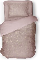 Eleganzazz Housse de couette Foil Velvet - Pink - Housse de couette 140x200/220cm - 100% Velours - Housses de couette simple