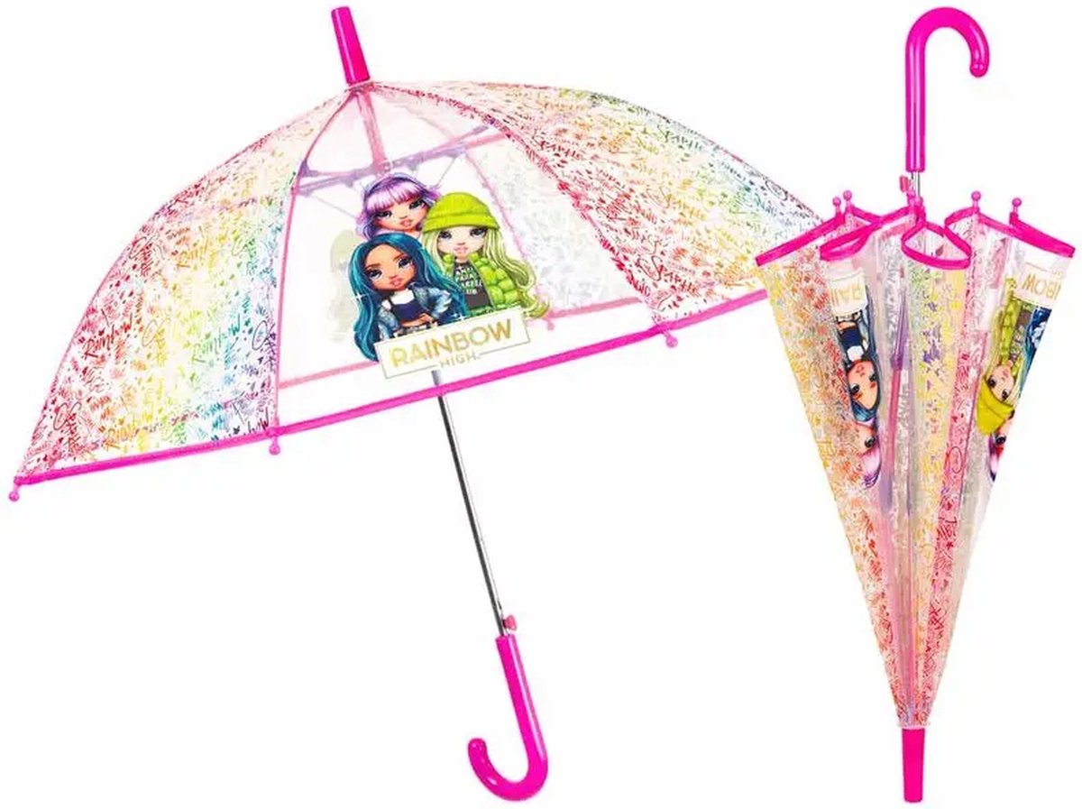 Rainbow High Paraplu, Fashion - Ø 70 x 67 cm - Polyester