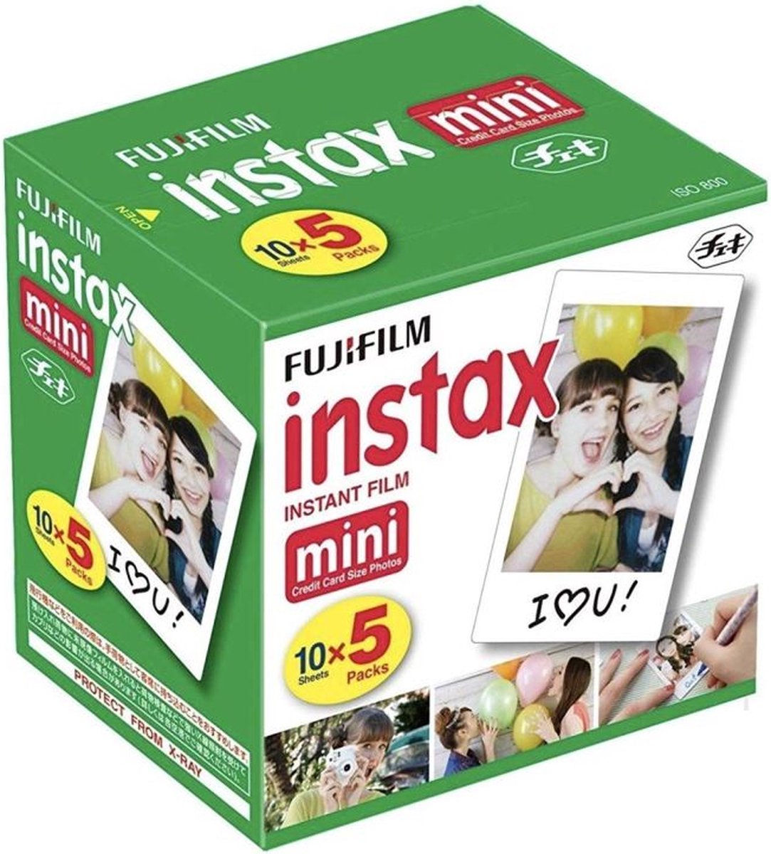 Pellicules Instax Mini de Fujifilm - Un paquet (10 pellicules)