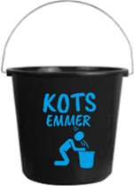 Emmer - Kotsemmer - 5 liter - kado - verjaardag - Blauw