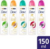 Dove Dove Advanced Care Go Fresh Anti-Transpirant Deodorant Spray mix set - 5 x 150 ml - Voordeelverpakking
