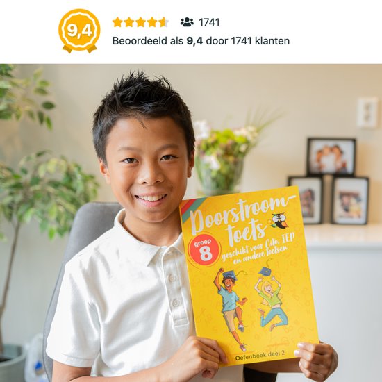 Doorstroomtoets Groep 8 Oefenboek - Deel 2 - Afgestemd op IEP-toets, Leerling in Beeld (Cito), Dia en Route 8 - Wijzer over de Basisschool