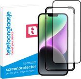 Telefoonglaasje Screenprotectors - Geschikt voor iPhone 15 Plus - Volledig Dekkend - Gehard Glas Screenprotector - Geschikt voor iPhone 15 Plus - met Installatie Tool - Beschermglas