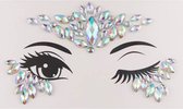 Akyol - Gezichtsjuwelen – gezichtsteentjes – diamantjes – carnaval- plak diamantjes -face jewels -diamantjes voor gezicht -choachella - festival – gezichtsdecoratie-gezicht glitters-festival gezicht glitters tomorrowland – feest- blauw