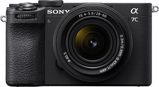 Sony Systeemcamera A7C II + Allround lens 28 - 60 mm Zwart