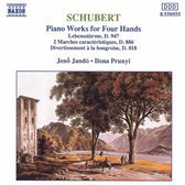 Jenö Jandó & Ilona Prunyi - Schubert: Piano Works For Four Hands (CD)