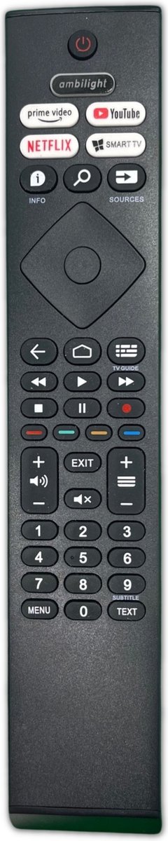 Universele afstandsbediening voor Philips Smart TV - Geschikt voor alle Philip Smart televisie's - LED / OLED / ANDROID - ARKAIA