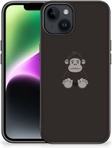 Trendy Telefoonhoesjes Geschikt voor iPhone 15 GSM Hoesje met Zwarte rand Gorilla