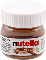 4 x Nutella mini 25gram - De klassieke chocoladepasta
